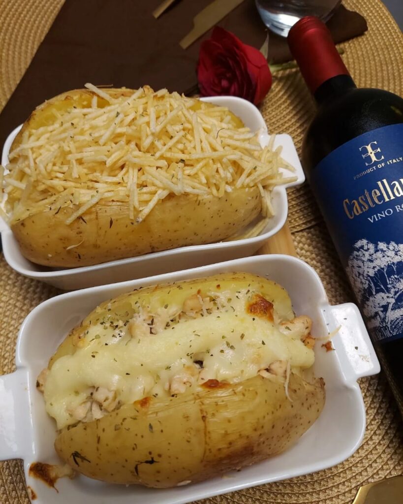 BATATA ASSADA RECHEADA - Afeto por Aurinha Santos