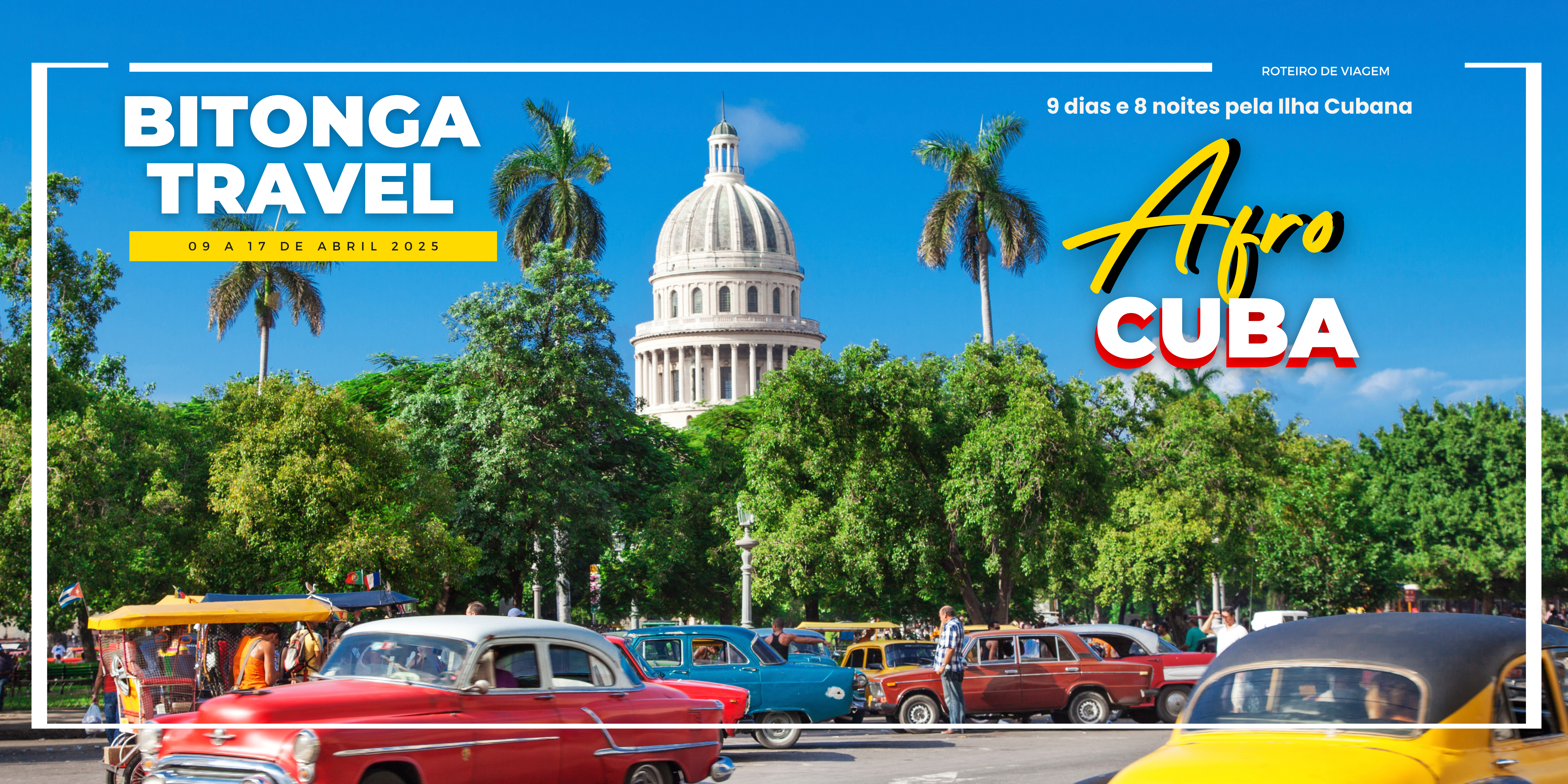 Viagem mulheres negras - AfroCuba - Bitonga Travel 2025