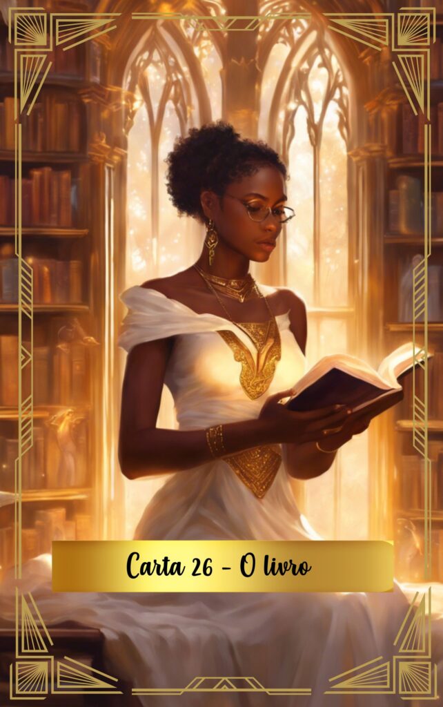 Oráculo - Carta 26 - O livro, por Clarissa Guelves