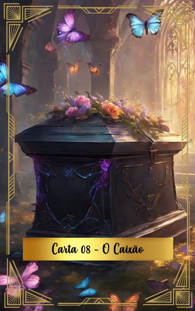 Oráculo - Carta 8 - O caixão, por Clarissa Guelves