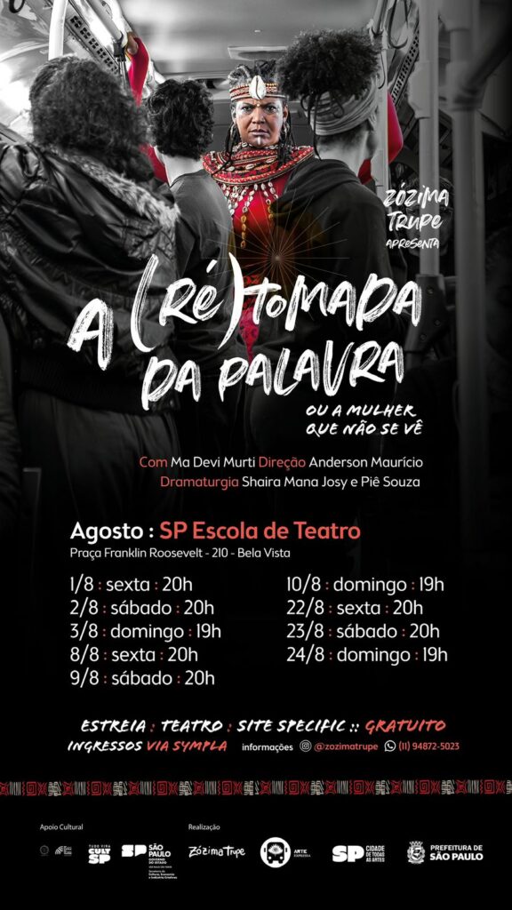 A (re)tomada da palavra - Teatro