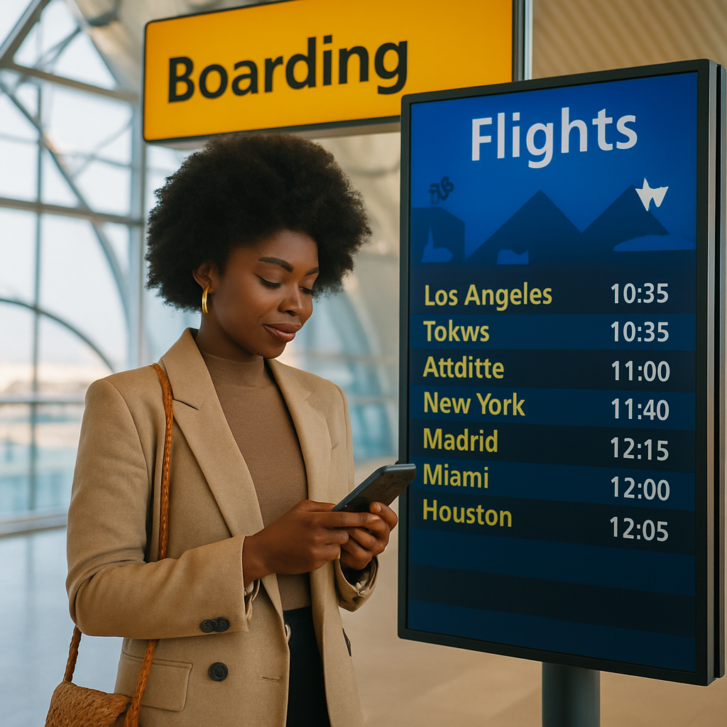 Acompanhe voos em tempo real reduza a espera no Aeroporto!