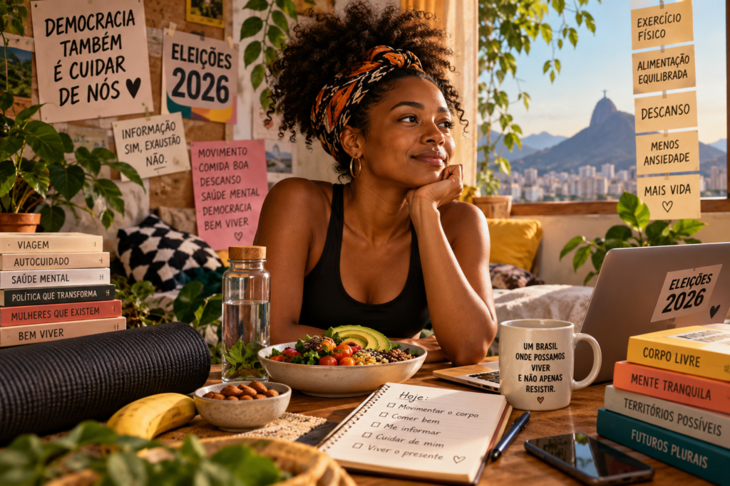 Cuidar de Nós, Viver o Presente - Imagem de IA